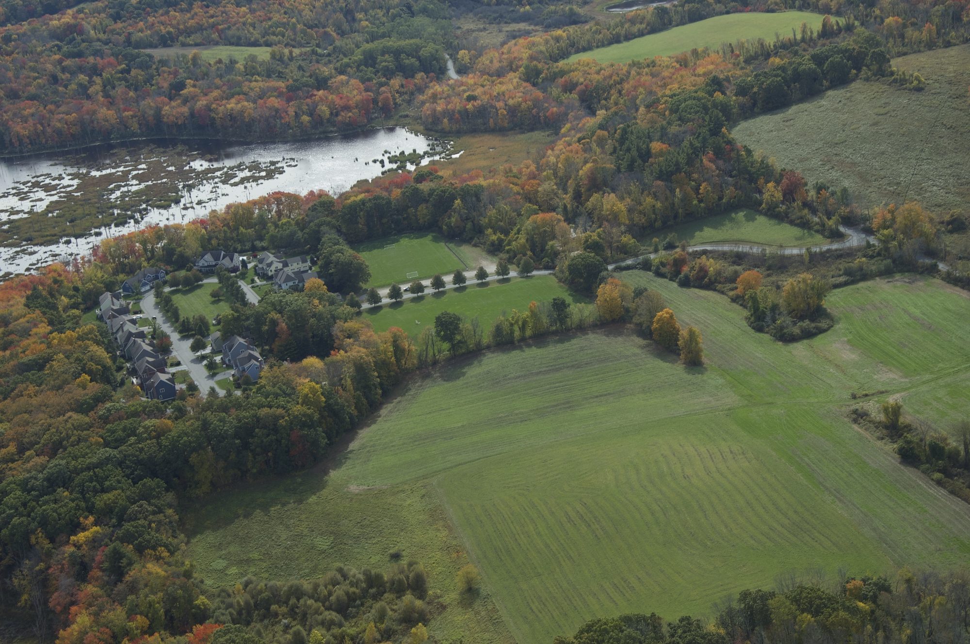 Recreational fields complex created from Zendko development